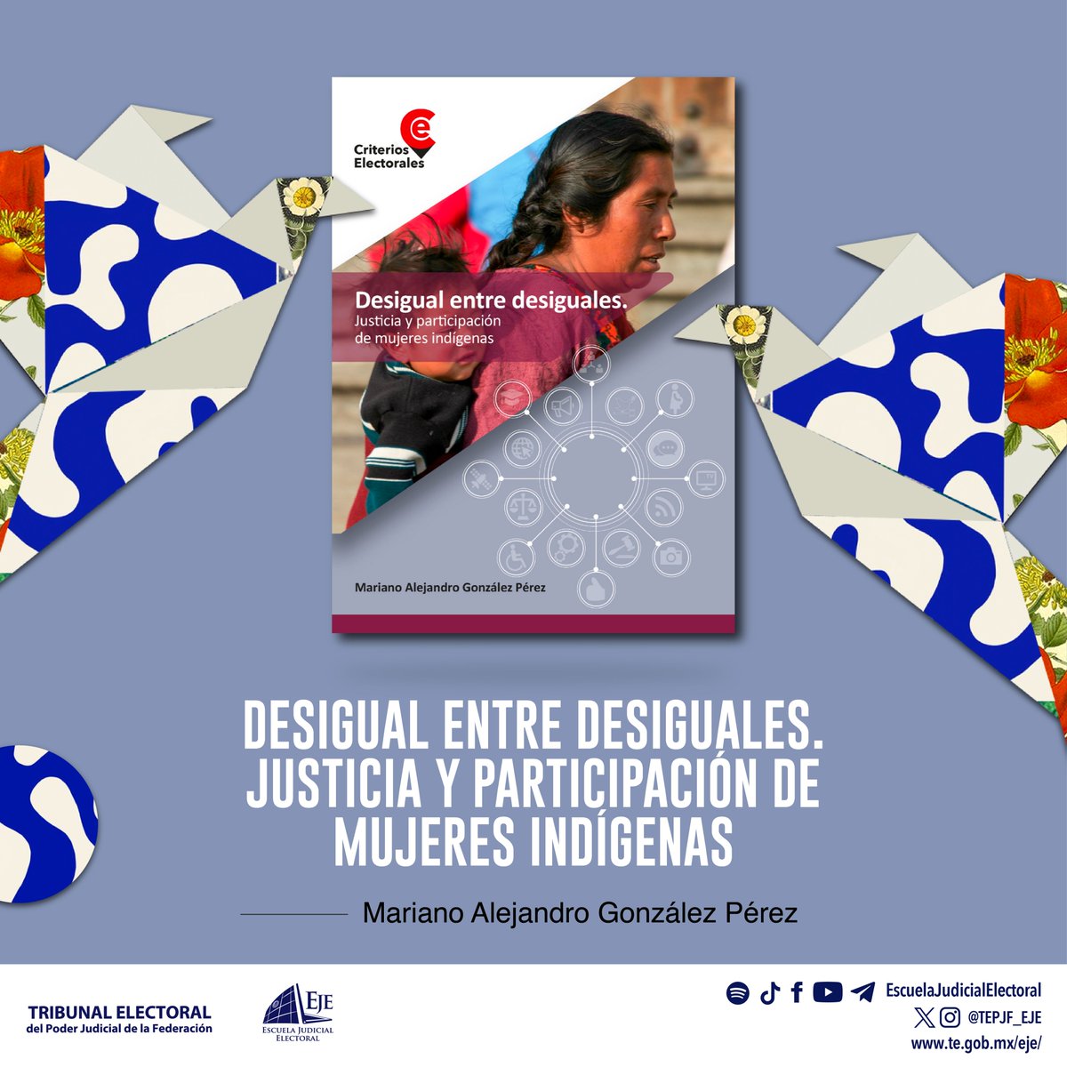 TEPJF_EJE's tweet photo. #TambiénHacemosLibros🔖

Hoy te compartimos este libro de Mariano González, publicado en la @EditorialTEPJF

📘 Desigual entre desiguales. Justicia y participación de mujeres indígenas

📎 Descárgalo en https://t.co/TuU25fi6zZ https://t.co/omt4oPOuzq