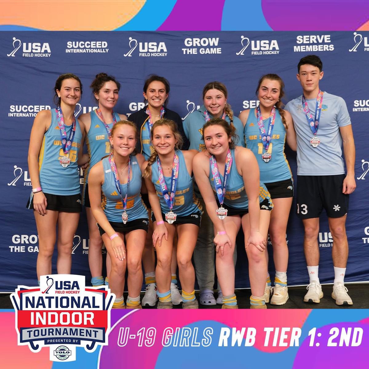 Busy weekend with U12/U10s in Lancaster and U19s in Richmond for the National Indoor tournament. 

U12/U10s bring home 4 medals 
U19s bring home 11 medals 

#National #Indoor #Tournament #usafieldhockey