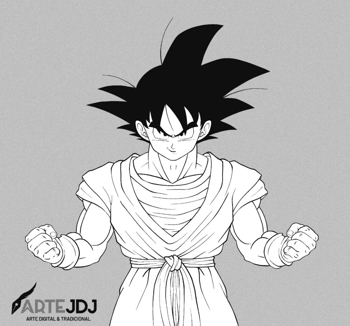 artejdj's tweet photo. Hola amigos les dejo esta Ilustración de goku base, un lineart pronto lo colorearé

 #4estrellas  #goku #ilustracion #commission #commissionopen #commissions #commissionson https://t.co/GWtsSzDiVi