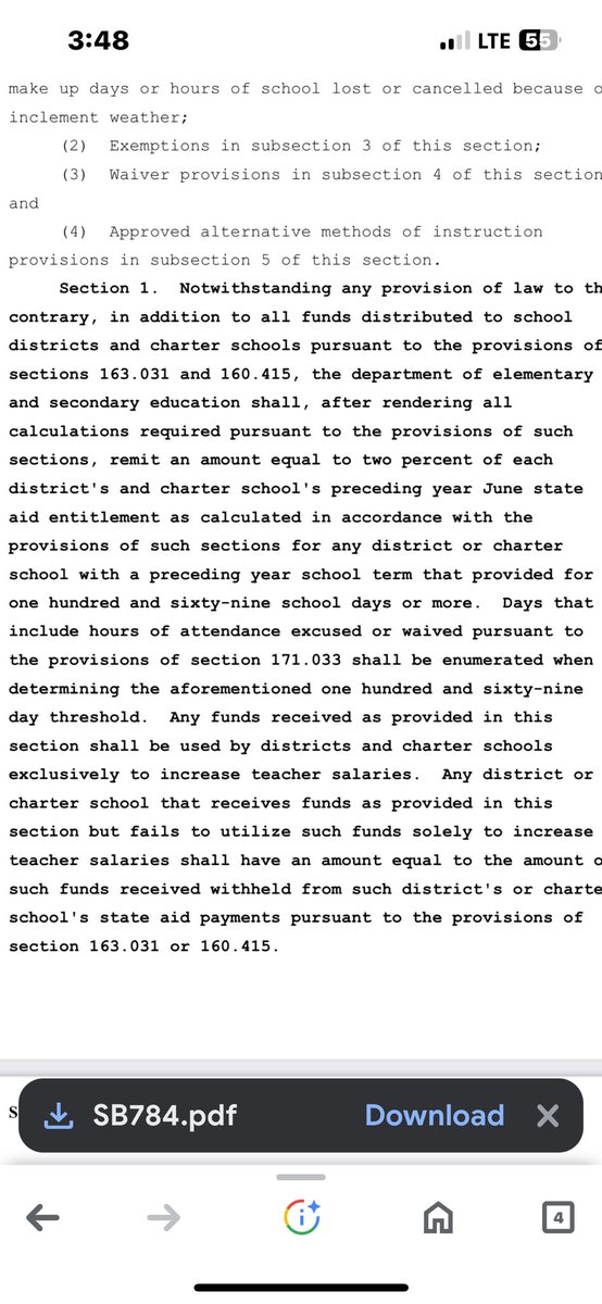 Dale Herl (@drdaleherl) on Twitter photo Here is the math for what SB 784 does for the ISD. Our June payment was $5,827,425. Two percent of that is $115,538.50. This equates to a total of $113/teacher. I encourage other districts to show how much money this bill generates. It is not $1B over 10 yrs<a href="/JonTurnerEdD/">Jon Turner</a> Here is the math for what SB 784 does for the ISD. Our June payment was $5,827,425. Two percent of that is $115,538.50. This equates to a total of $113/teacher. I encourage other districts to show how much money this bill generates. It is not $1B over 10 yrs<a href="/JonTurnerEdD/">Jon Turner</a>