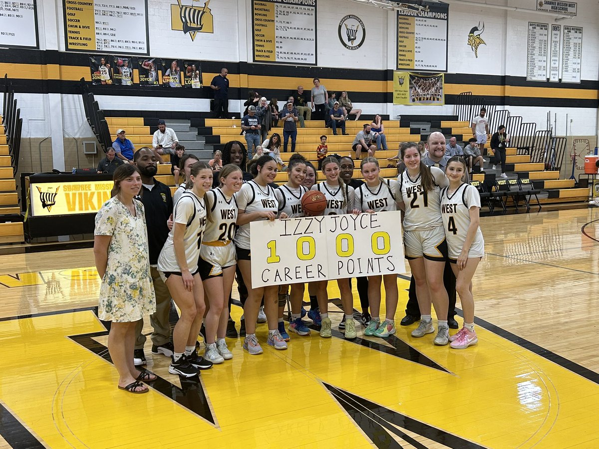 Congratulations and huge shoutout to Senior Izzy Joyce for scoring her 1,000th point as a high school basketball player.