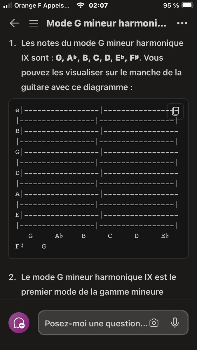 arprooft's tweet photo. #testarprooft : Épisode Bonne(s)réponse(s) ou plantage #IA {#Cpilot} (Cf. illustrations) .
#théoriemusicale #opma #apprendre #art #solidarité #don #gammes #accords https://t.co/U42eIrLIU1