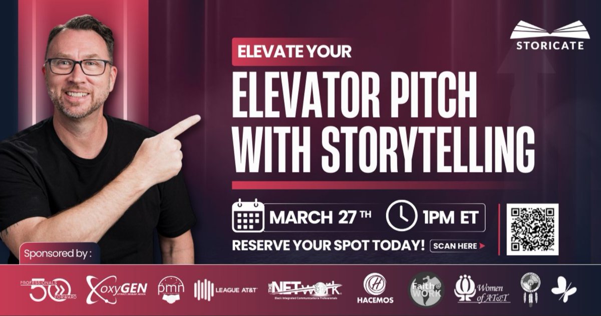 Mark your calendars for March 27th! 🗓️ Join an exclusive event on mastering the art of the elevator pitch. Learn how to captivate, persuade, and make a lasting impression in just a few short minutes. Elevate your pitch, elevate your impact! #ElevatorPitch #NetworkingEvent