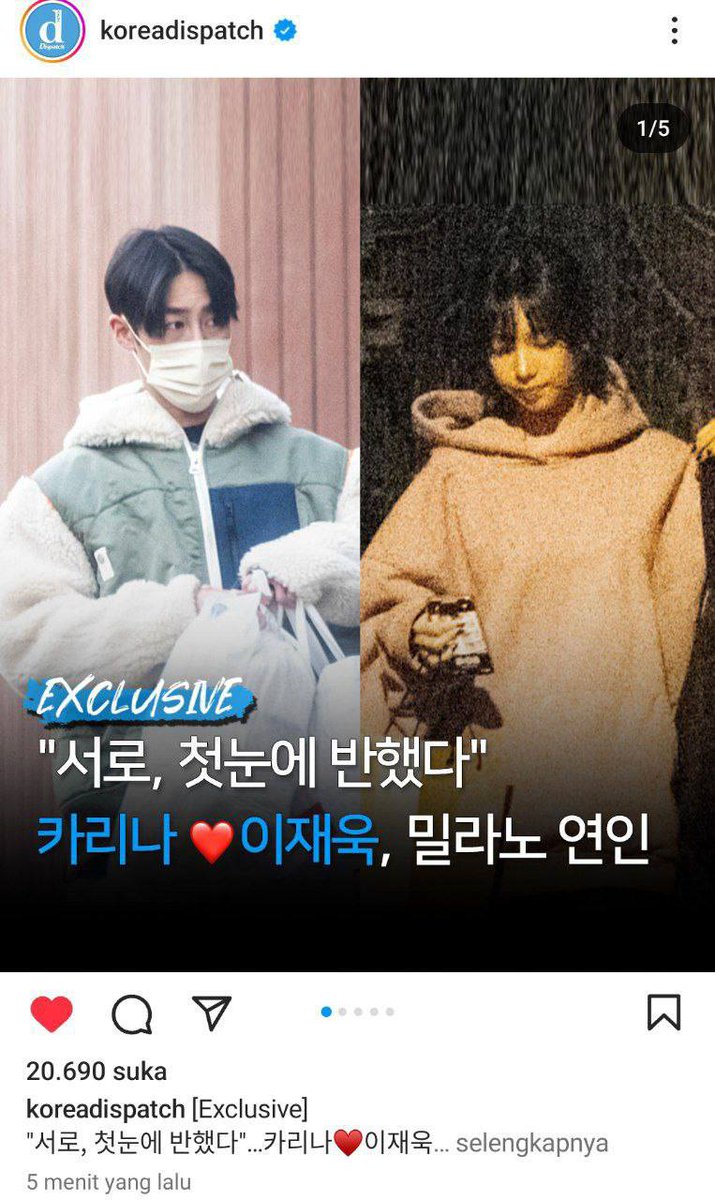 -STAR PAGI PAGI DIKEJUTKAN OLEH KABAR KARINA SAMA AKTOR LEE JAE WOOK D4TING 😭😭😭