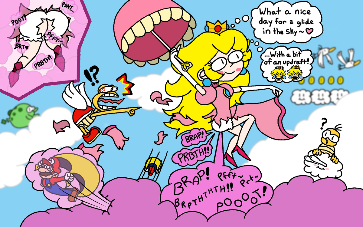 miscbrrts's tweet photo. Why doesn't Peach realize that the unbelievable amount of ass she ripped blew out her dress and undies? Is she stupid?

(2/3) https://t.co/2vDxCj2Gf0