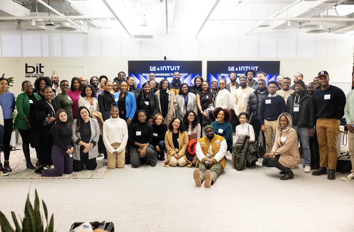 BlacksInTechNYC's tweet image. Last week, BIT NYC x @Intuit at Empowered: Speed Mentoring &amp;amp; Networking for Black Excellence event was a success! 

Special thanks to our fantastic Guest speaker, Michael Mitchell, and co-host from Intuit Damion Wright! Thank you to everyone who came out! More events to come.