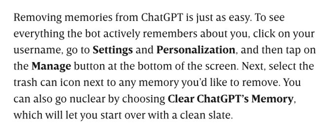 What I Learned Trying ChatGPT&rsquo;s New Memory Feature https://t.co/JF25ZVALIP https://t.co/Ms7BIM4SvI