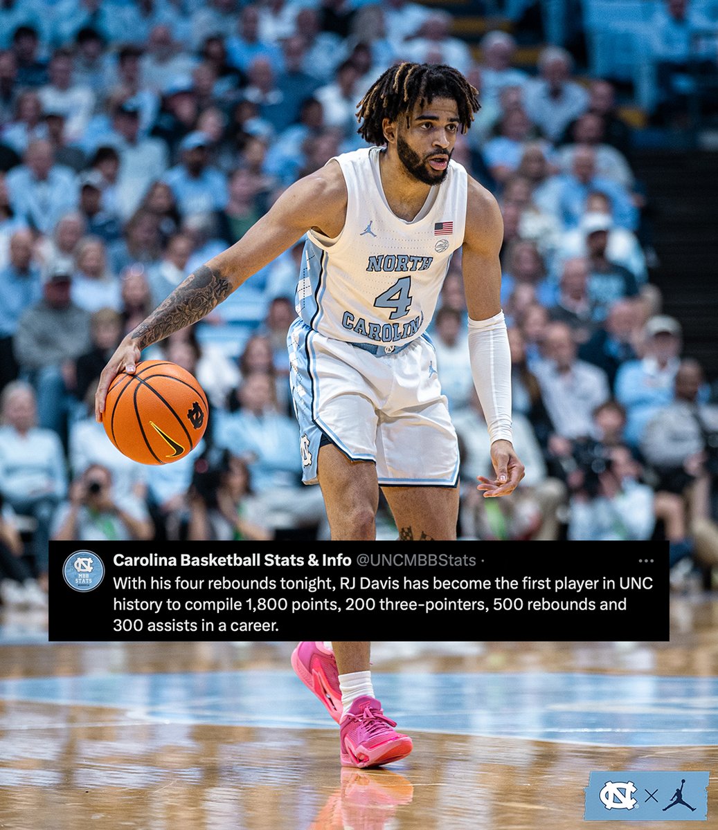 UNC_Basketball's tweet photo. ELITE. 

@ariidavis_ | #WhyNot4 https://t.co/1DsSNksjW0