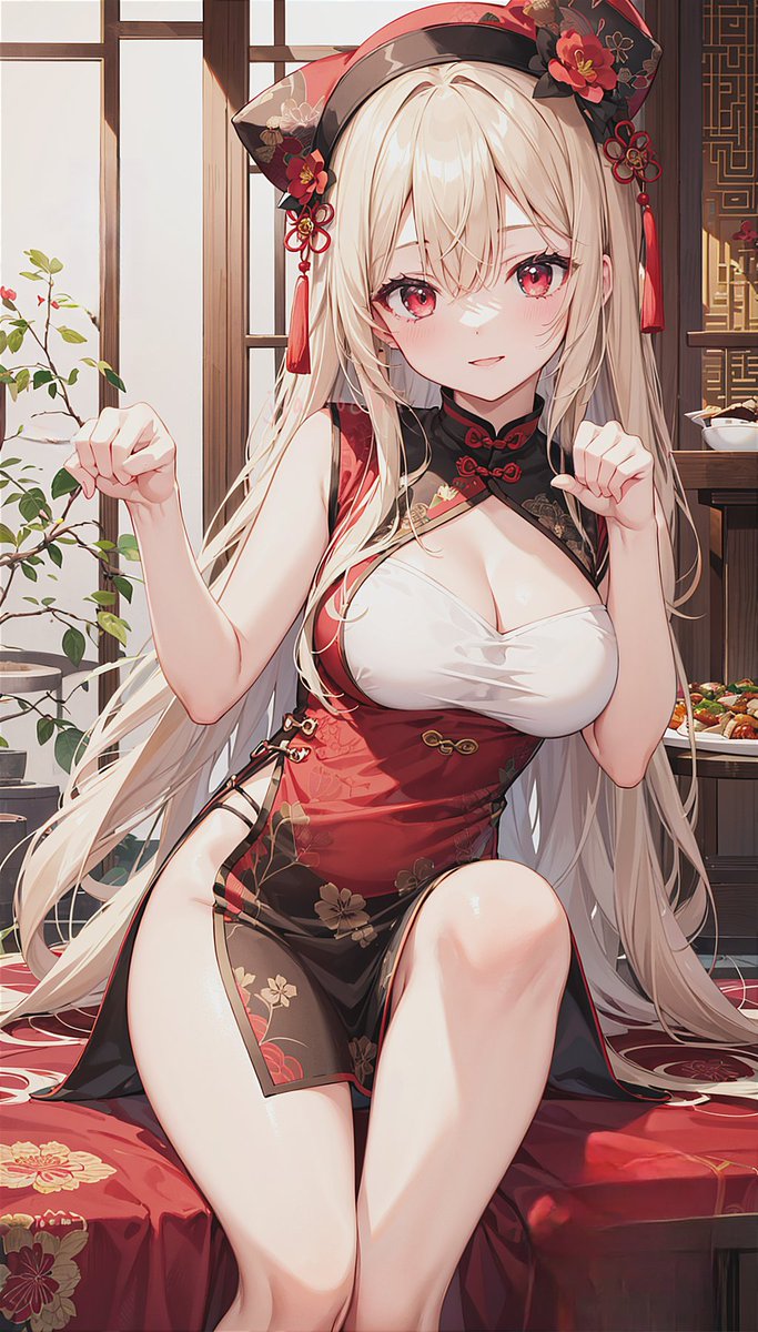 jyabochii's tweet photo. 「お昼だにゃっ♪✨」 https://t.co/CkMtXmzmM9