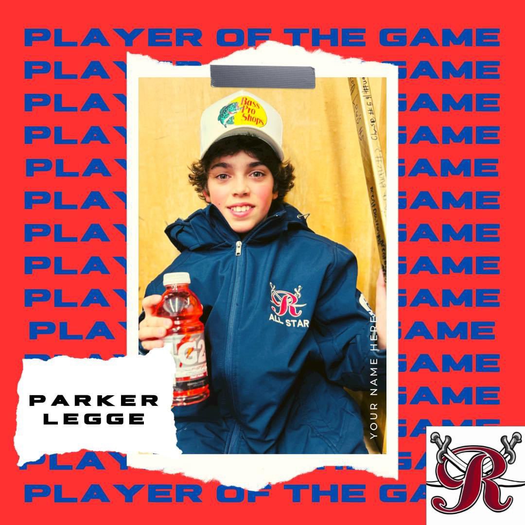 🏒 Final score 3-1 for MP Blades 🏒

Huge congratulations to our Player of Game, Parker Legge; and, Renegade of the Game, Jack Buckle 🤩🤩