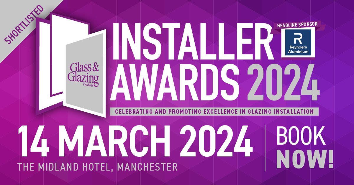 RadcliffeGlass's tweet photo. We are proud to be shortlisted for the #GGPInstallerAwards, a celebration of the very best window, door &amp; conservatory installers across the UK! 🥂🏆
Book your seats and view the shortlist here > https://t.co/VM7mJ0p5BN https://t.co/y7gSEbymcG