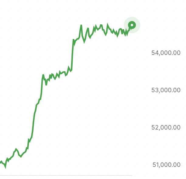 BREAKING: $55,000 #Bitcoin 🚀