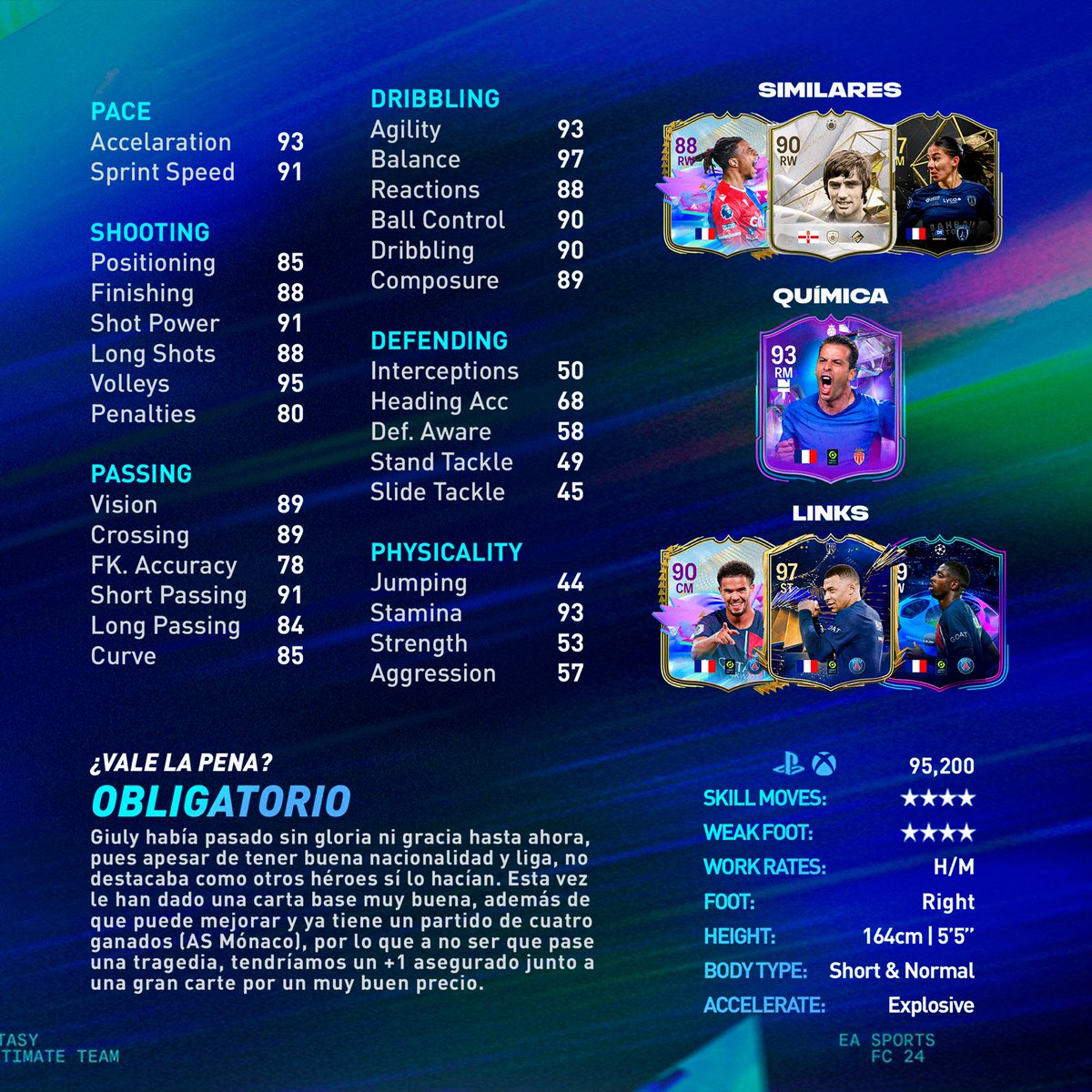 Infernus Gaming (@_infernusgaming) on Twitter photo El Héroe más funcional 🦸🏻♂️🔥
Relación calidad-precio, no encontrarás otro mejor que Giuly y nosotros te contamos por qué 👀
x <a href="/SpacethyTM/">SpacethyTM</a>
#fc24 #fc #eafc #eafc24 #fifa #fifa23 #fifaut #ut #ultimateteam El Héroe más funcional 🦸🏻♂️🔥
Relación calidad-precio, no encontrarás otro mejor que Giuly y nosotros te contamos por qué 👀
x <a href="/SpacethyTM/">SpacethyTM</a>
#fc24 #fc #eafc #eafc24 #fifa #fifa23 #fifaut #ut #ultimateteam
