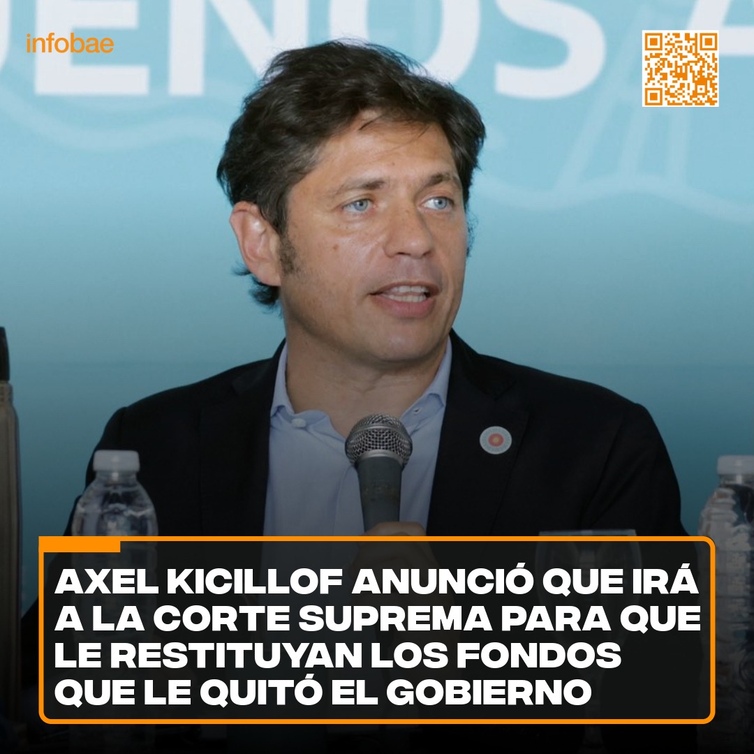 ¡BRAVO GOBERNADOR KICILLOF!
Defender los intereses de bonaerenses y todos los argentinos.
Construir la unidad nacional ante la division que impulsa Milei.
Frenar el avasallamiento al federalismo.
Defender los derechos sociales.
#Soberania, #Federalismo, 
#UnidadNacional
