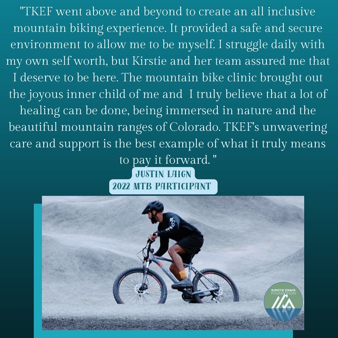 Why do we fight to be a nonprofit that stands out in the midst of literal millions of nonprofits in the US? 
Let our alumni tell you why-they are our why! 
#tkef #tkefclinics #outdoorrecreation #healing #mobility #outdoors #supportsmallnonprofits