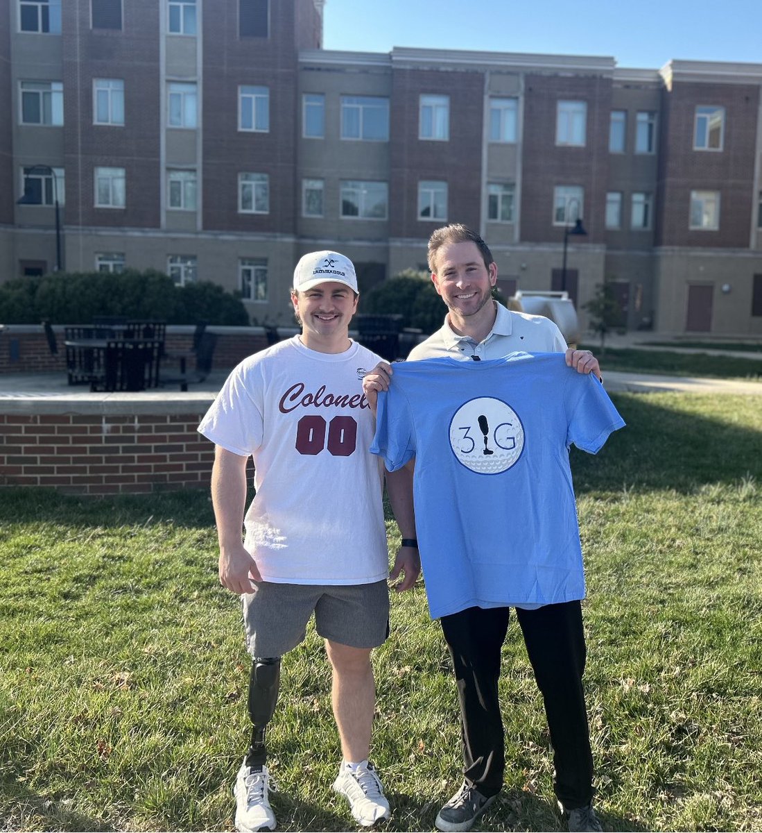 Tates Creek High School Golf (@tchsgolf) on Twitter photo Former Creek golfers are working together to share their love for the game and spread awareness for cancer. I missed Luke today, but I am incredibly proud of the men that he and Thomas have become. Big things ahead 🏌🏻♂️<a href="/TCDORES1/">Tates Creek Athletics</a>
3_legged_golf - give them a follow on IG!!! Former Creek golfers are working together to share their love for the game and spread awareness for cancer. I missed Luke today, but I am incredibly proud of the men that he and Thomas have become. Big things ahead 🏌🏻♂️<a href="/TCDORES1/">Tates Creek Athletics</a>
3_legged_golf - give them a follow on IG!!!