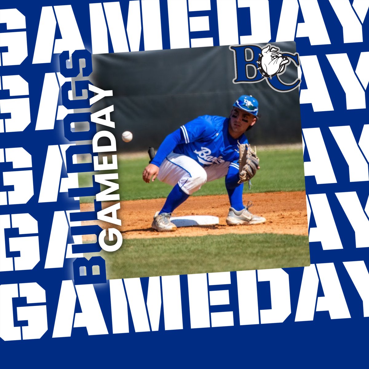 BartonBaseball's tweet photo. 🚨GAME DAY🚨 

Your Bulldogs take the field tomorrow for a midweek matchup at Nixon Field! Come out and support! #GoBulldogs

🆚 Bridgeport University 
🕚 2:00PM
📍 Wilson, NC
🎥  https://t.co/l6jS0j9cjU https://t.co/jlihQMnn6M