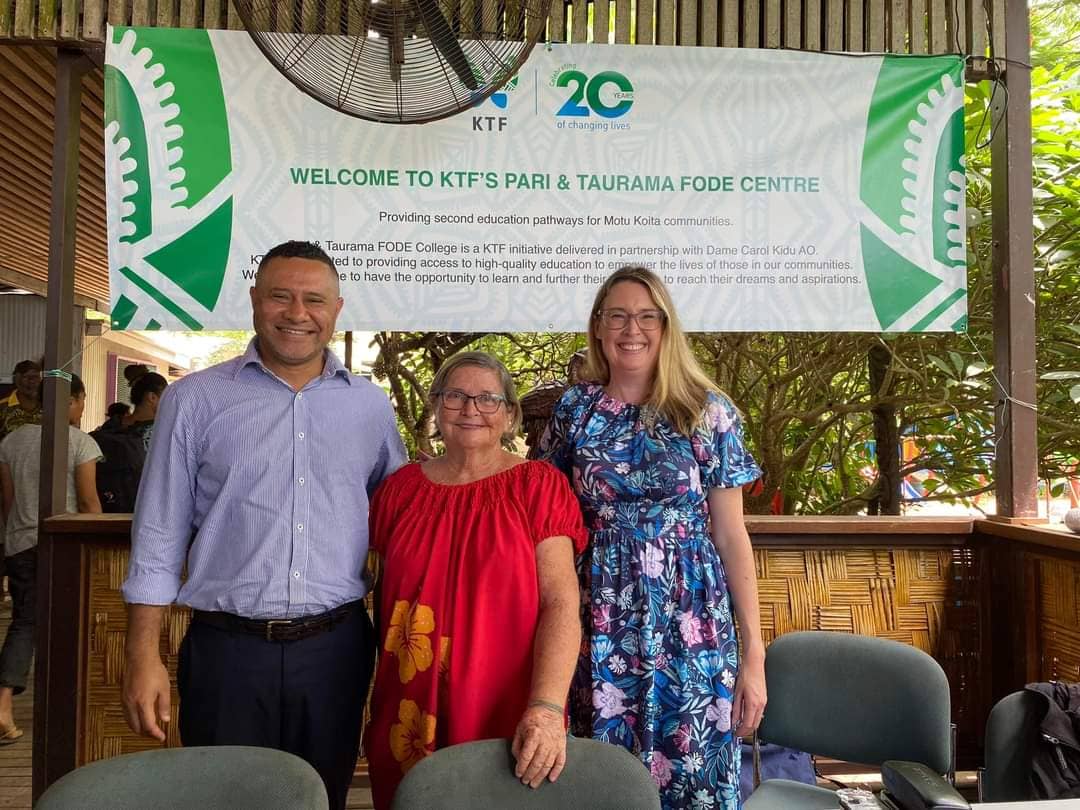 Tribe92FM's tweet photo. Kokoda Track Foundation (KTF) recently launched a faculty of Distance Education (FODE) center for Pari and Taurama communities.

Join Dr. Genevieve Nelson the CEO of KTF as she tells us more about the launching of the program. 

#KeepingItReal #ktf #NBCRadio #YouthStation #PNG https://t.co/V3lpb1ZpxO