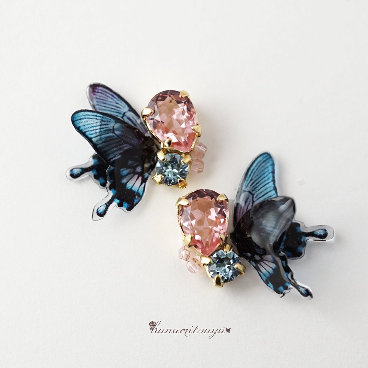 kyonoRJN's tweet photo. 花と蝶のアクセサリーを製作している花蜜屋です。
春限定の桜が咲きました🌸

💫3/1   minne通販
💫3/17 春コミ（arteVarie）

で販売予定です。

通販▽ 
https://t.co/M1asmgzDTw

THANKS！　@Lupopo_cafe https://t.co/4UEFe6gNlf