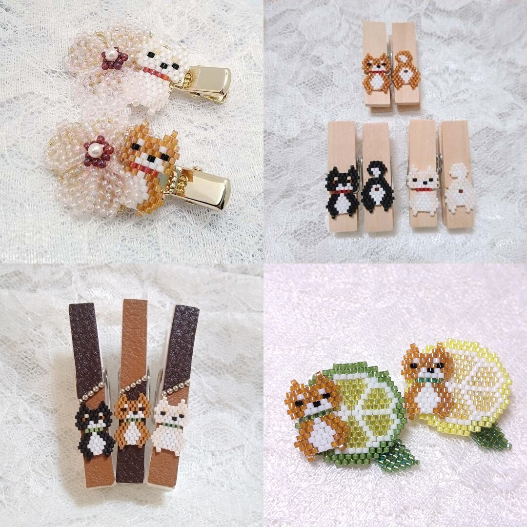 handmade217's tweet photo. ビーズステッチでドット絵風の可愛い動物や植物モチーフの作品を作っています🐾🌿

【イベント】
てづバ (@art_handmade)
→3月16日、17日【へ-12】

【通販】minne、Creema

【委託店】
@majocafe38 
@hiyori0609(カエル🐸)
@UsagicafeUSA(うさぎ🐰)

Special Thanks
@Lupopo_cafe 様 https://t.co/AEmHjYOKUW