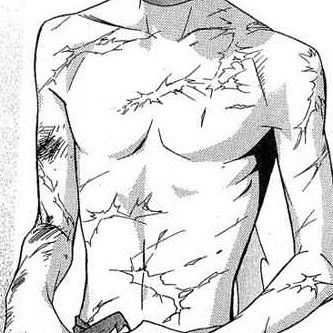 "I tend to get hurt a lot when I use some spells or psychic powers, I am not resistant enough on most occasions... almost my entire body is full of different scars for that reason"