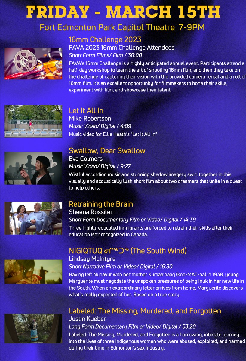 Jkeebs's tweet image. On Friday March 15, the award-winning documentary Labeled: The Missing, Murdered, and Forgotten @LabeledDoc is screening at Fort Edmonton Capitol Theatre from 7-9pm.

I hope to see you there!
