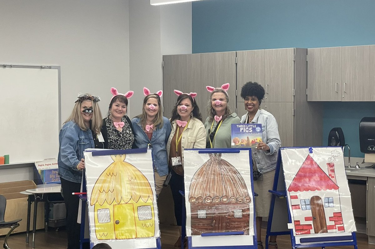 A big shout out to an entertaining admin we have here at Hoover! Our first graders enjoyed the performance of The Three Little Pigs! Thank you for a great visual to what the students will be working on this week to get ready to perform their fable or folktale skit. #BeAHooverHero
