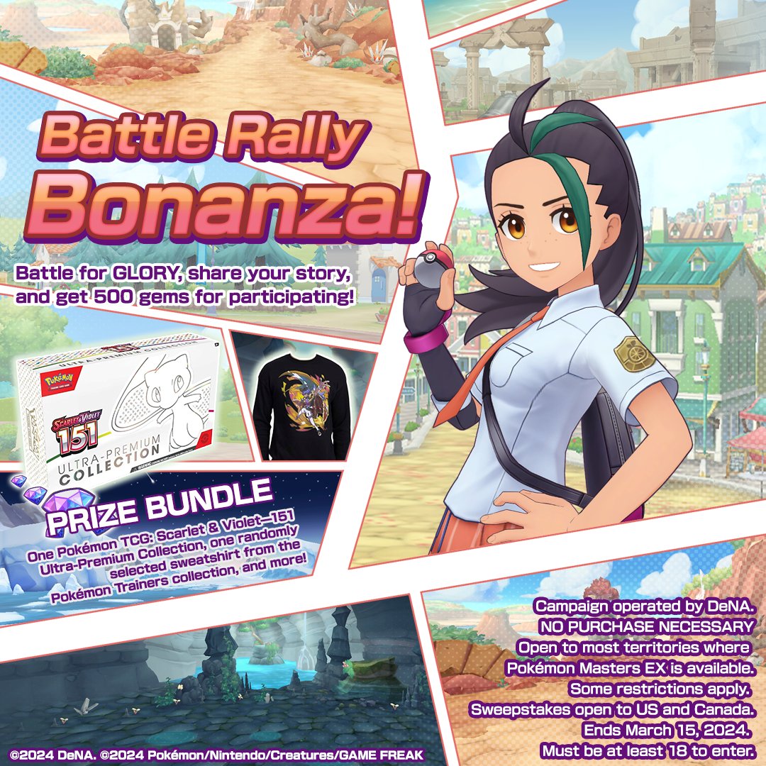 bachvancusi's tweet photo. Show off your best Battle Rally moments using #BattleRally and #PokemonMasters to get 500 gems! https://t.co/YW4uyrImSF