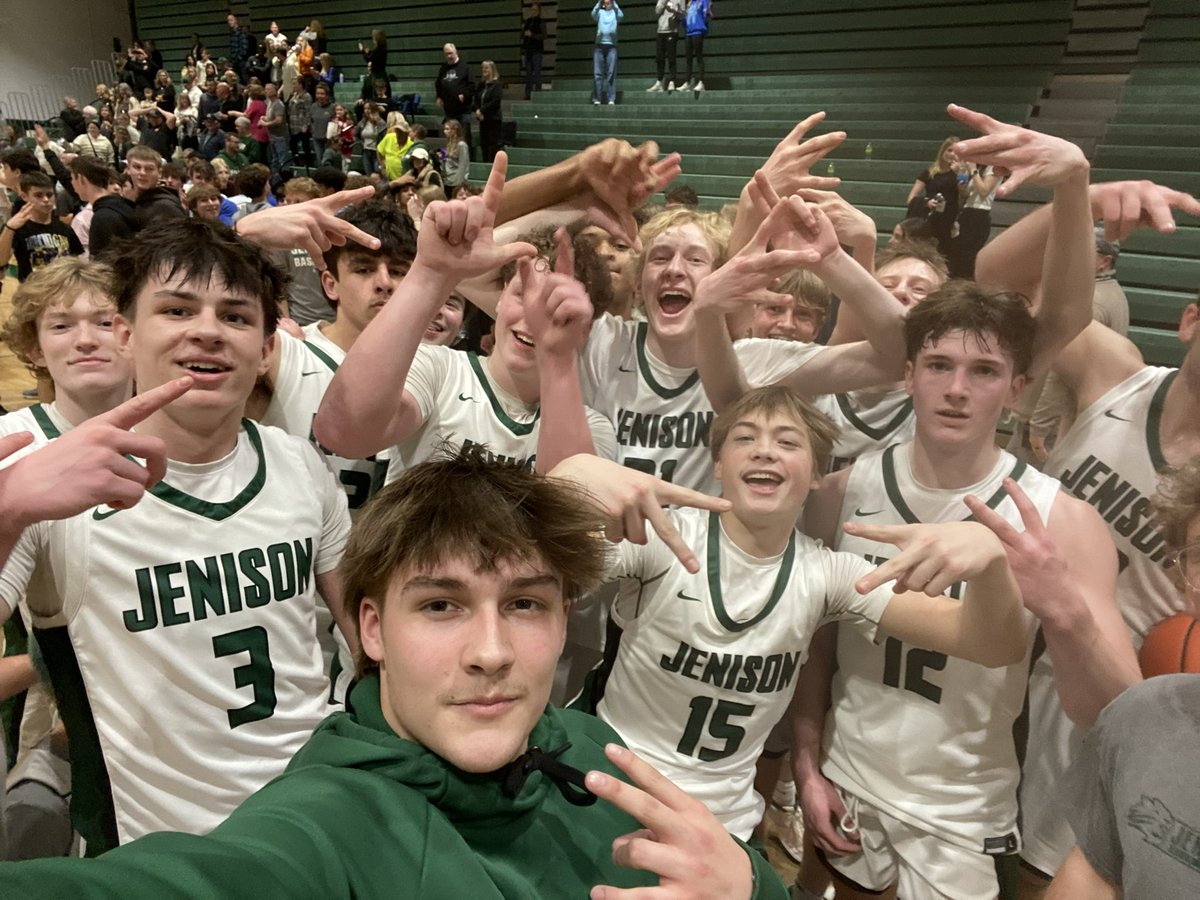 JENISON WINS!!! Boys Basketball upsets Grandville in the opening round of districts by a score of 46-45. Jenison will play East Kentwood on Wednesday at Byron Center (7:00 PM)