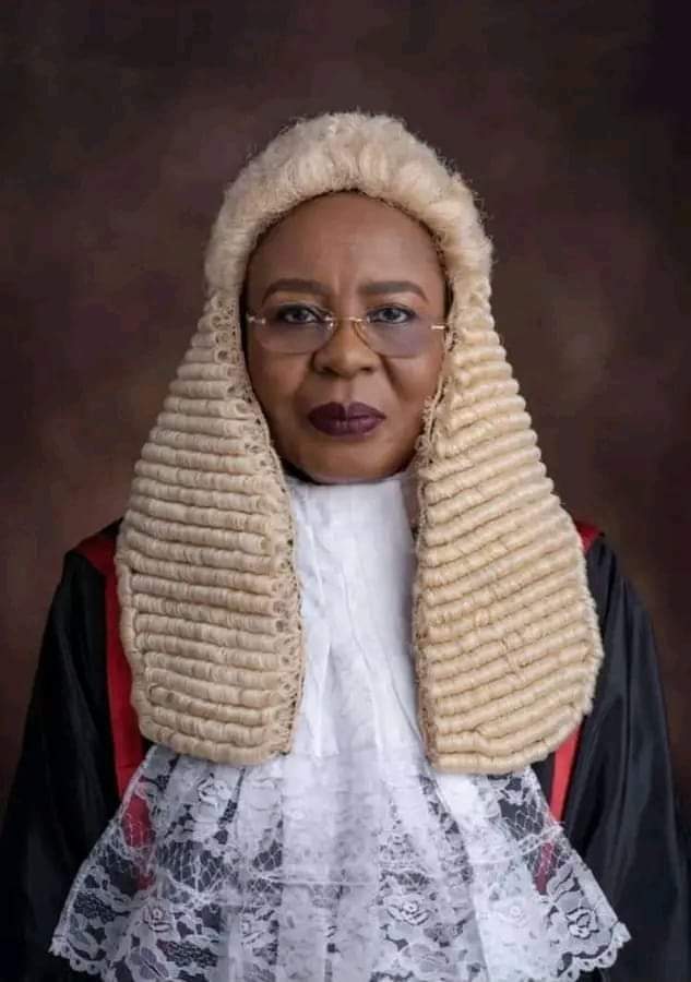 Congratulations Honourable Justice Jummai Hannatu Chundung Sankey on your elevation and  Inauguration as a Justice of the Supreme Court by the Chief Justice of Nigeria.