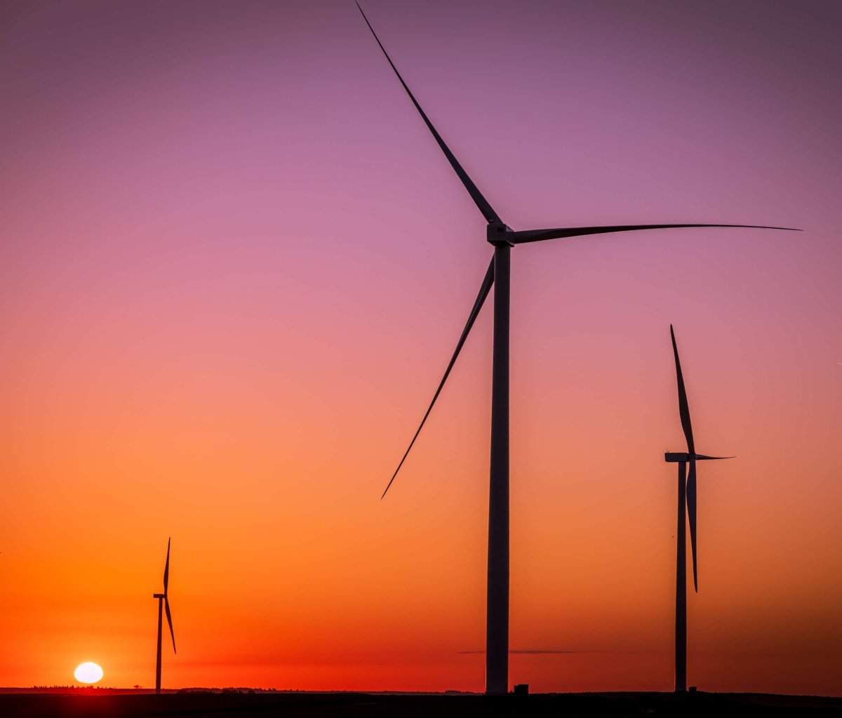 Breathtaking. 

Sunset not bad either. 

#WindTurbine #RenewableEnergy #Construction