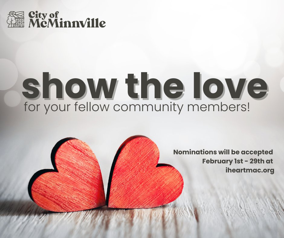 Show The Love!

Nominate community members for City recognition in four categories, including youth. Learn more at the link below.

iheartmac.org/en/projects/sh…