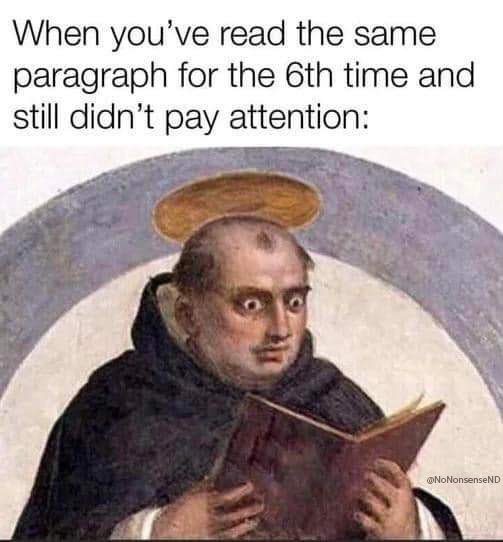 I frequently have to re-read the same paragraph over and over again before it sinks in. It is really frustrating, and makes reading a book take forever. It even happens when I’m listening to an audio book. Do you struggle with this? #AskingAutistics #AskADHD #AuDHD