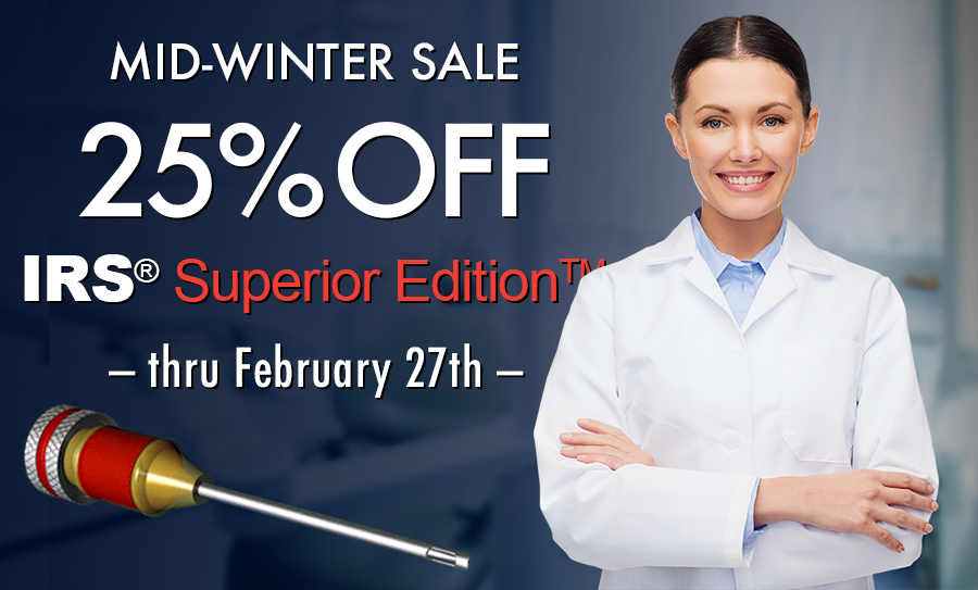 SDSwiss's tweet photo. SAVE 25% on the IRS System Kit &amp; 10% on IRS 2-Pack Refills through February 29th! Mid-Winter Sale!  https://t.co/zLwA7DxSzz #SDSwiss #IRS #InstrumentRemovalSystem #YearEndSale #EndodonticInstuments #Endodontic https://t.co/dxAdy1FiL2