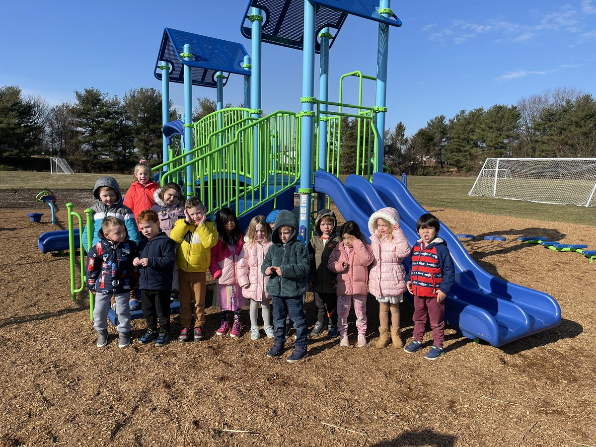 CCPS_SGE's tweet photo. Our pre-k students enjoyed the first day on our new playground!  We haven’t had a playground pre-k can play on in 5 years.  Thank you! https://t.co/jTE3UkXBD1