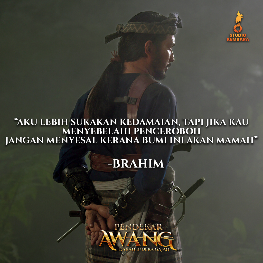 studiokembara's tweet photo. "Aku lebih sukakan kedamaian, tapi jika kau menyebelahi penceroboh, jangan menyesal kerana bumi ini akan mamah!"
-Brahim
#pendekarawang #darahinderagajah #dipawagam #studiokembara #hiburanbermanfaat https://t.co/4bFTTR3WM3