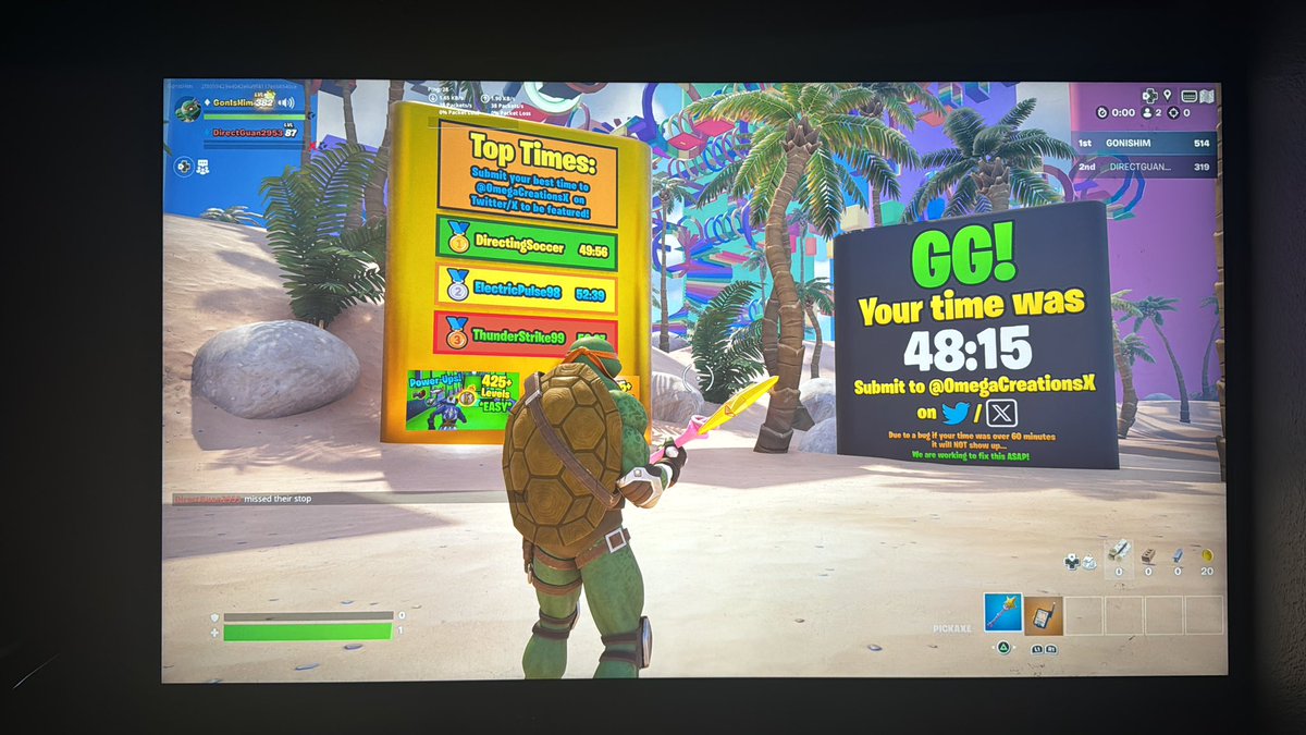 FwWakko's tweet photo. @OmegaCreationsX 48:15 total time in Default Obby Parkour 500+ | Epic: FwYakko | PSN GonIsHim https://t.co/0X09ZCuknS
