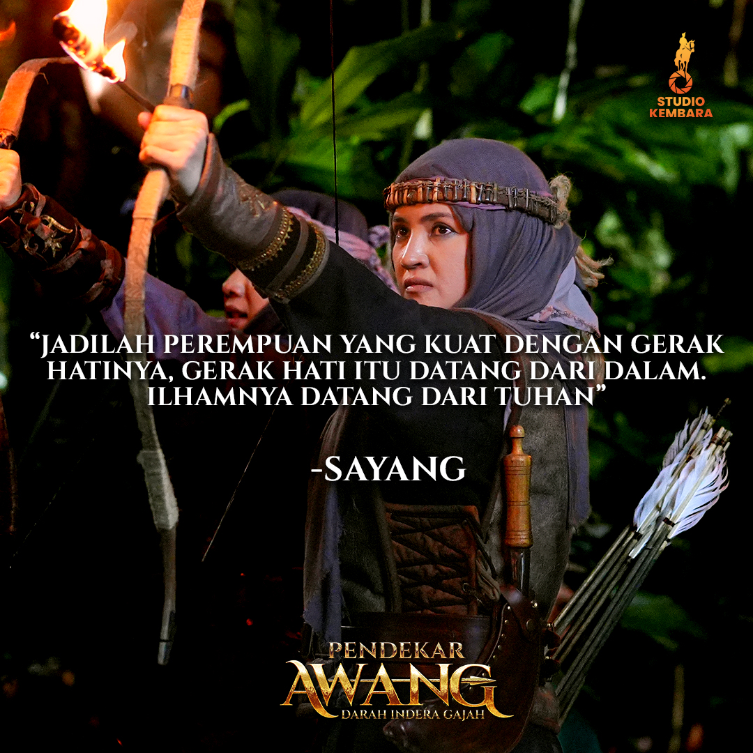 studiokembara's tweet photo. Kurniaan Tuhan kepada seorang wanita adalah gerak hatinya yang kuat, menjadi petunjuk dalam sesuatu perjuangan.
Ayuh Srikandi, teruskan berjuang!
#pendekarawang #darahinderagajah #dipawagam #studiokembara #hiburanbermanfaat https://t.co/qC6Ku7aUKn
