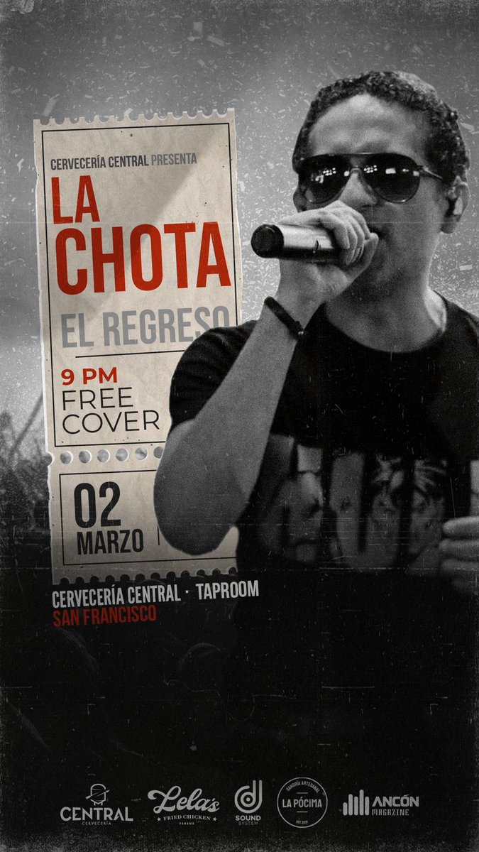fidell76's tweet photo. “¡Atención! 🚀 La Chota está de vuelta y toma el control la noche 2 de marzo en Cervecería Central. 🎸🔥 No te pierdas su regreso a partir de las 9 pm. ¡Prepárate para una noche de rock inolvidable! 🤘✨ #LaChota #RegresoÉpico #Rock #EntradasGratis ” https://t.co/bdNiLC0zXk