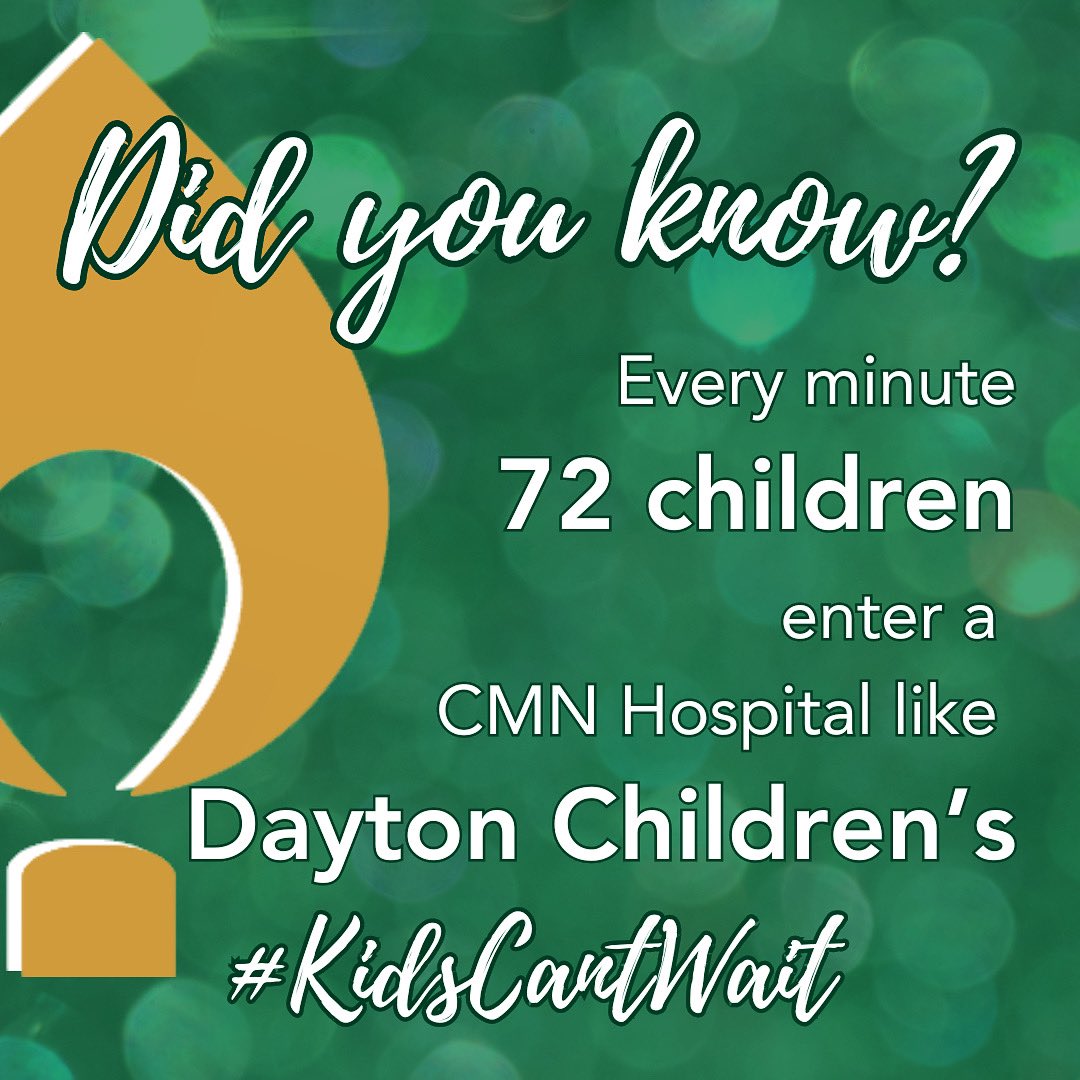 Every minute 72 children enter a @cmnhospitals. Consider registering for Raiderthon 2024 and raising $1 for each of these children! Go to Raiderthon.org to begin fundraising for our favorite CMN Hospital, @daytonchildrens! 

#kidscantwait #kcw #bethechange #register