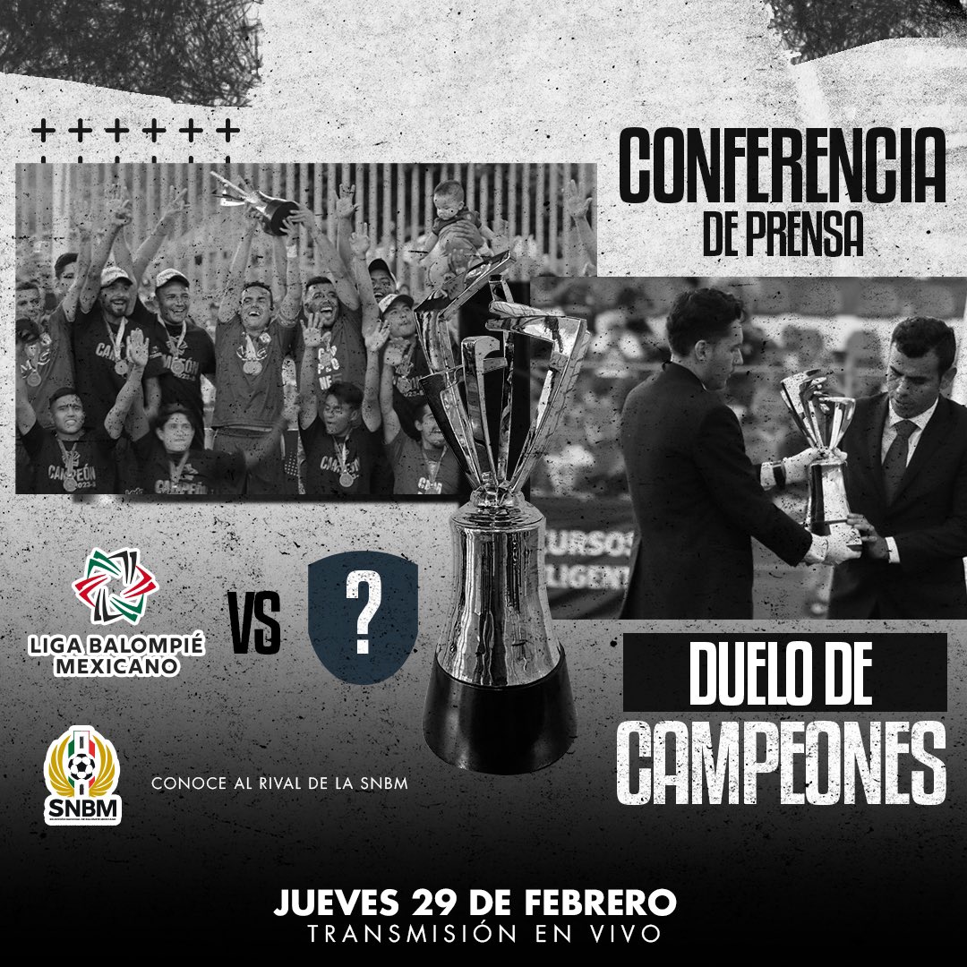 Conoce al rival de la Selección Nacional de Balompié Mexicano para el partido de preparación en abril y todo lo relacionado con el  #DueloDeCampeones.

Atentos al horario, transmisión por Facebook live 👀

#ANBM #LBM #ConferenciaDePrensa