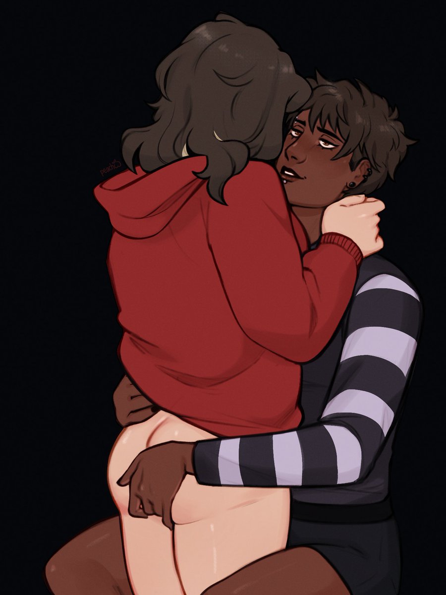 peachsmoochie's tweet photo. oc // treating her well 
(she/her for both) https://t.co/DpNKUb4vFV