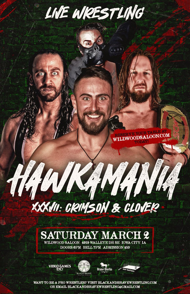 SCWPro's tweet photo. 🚨 BREAKING NEWS 🚨

Signed for our return to Wildwood in Iowa City this Saturday...

@ChuckNbishes

vs

@masonbeck

HOSS FIGHT!

🔹 7pm start
🔹 Tickets just $10
https://t.co/dDypX4t84X

Don't miss this one! #WWERaw https://t.co/yI7HTnrfVv