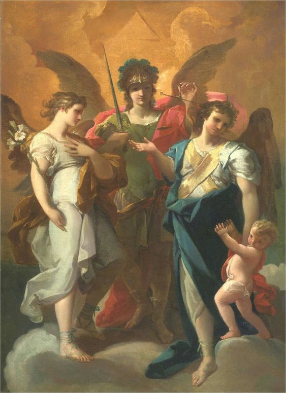 A_Paz_de_Cristo's tweet photo. "São Gabriel com Maria, São Rafael com Tobias, São Miguel e todas as hierarquias, abri para nós estas vias!"✝️ https://t.co/PNbeeIgKaT