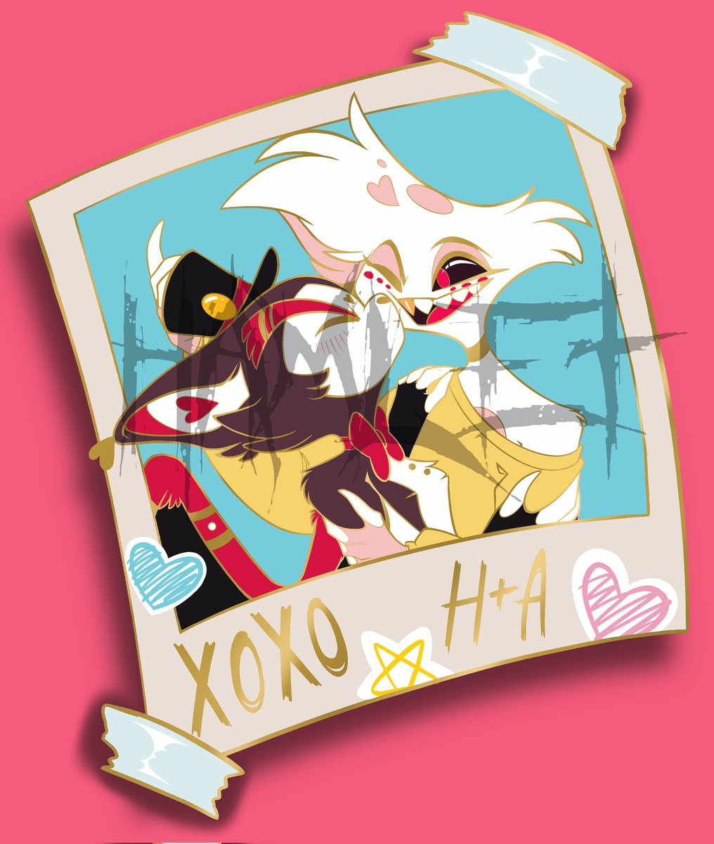 Hamlet18160's tweet photo. Pin design pin design :D 

Looking to drop this one on Saturday along with all my phone grip designs 

#HazbinHotel #HazbinHotelAngel #HazbinHotelHusk #HazbinHotelPin https://t.co/2Anj4E8v09