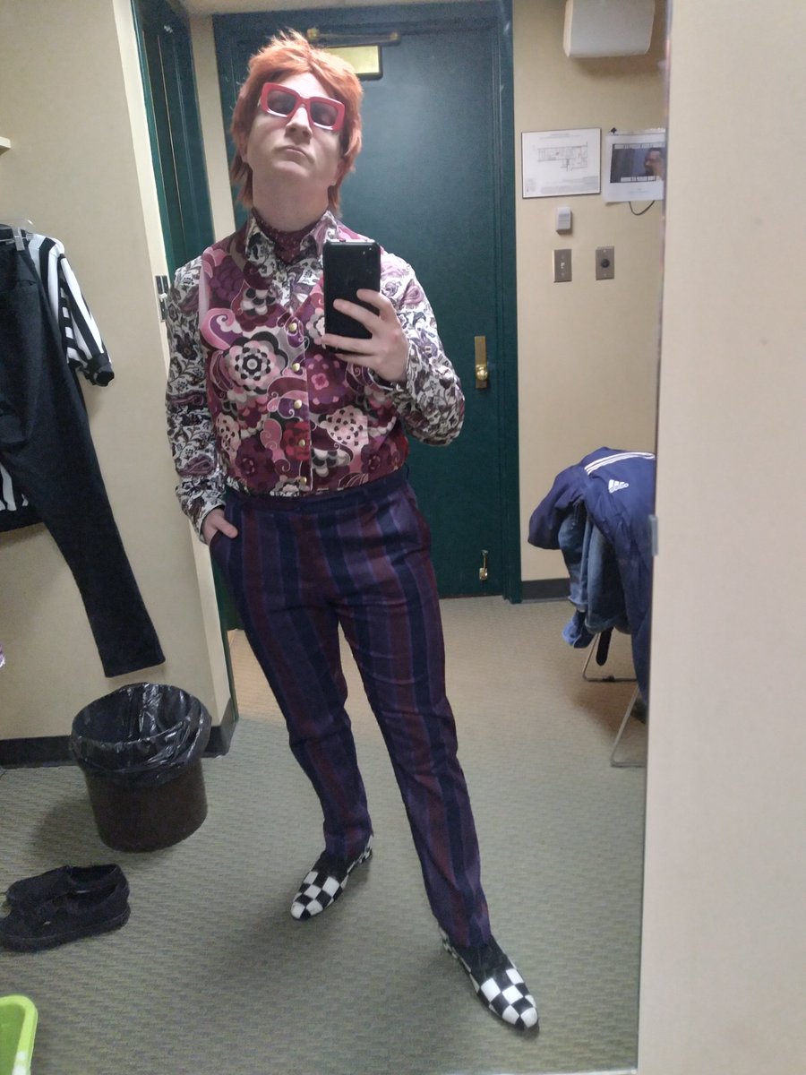 Getting hyped for 'As You Like It', opening soon at @TheatreCalgary. Rarely do I get to look this good onstage. (Costume by Carmen Alatorre)