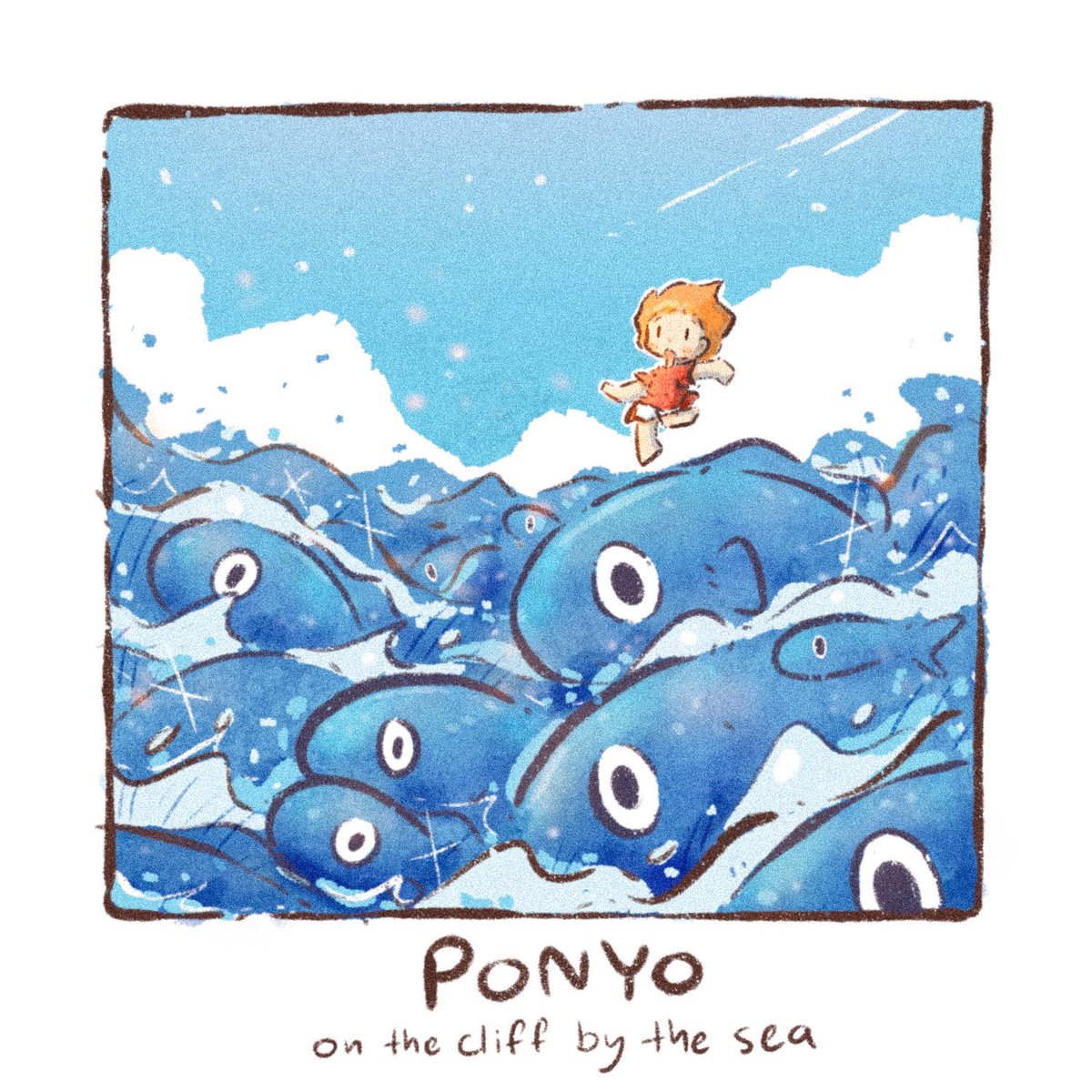 Ponyo, Ponyo, Ponyo, fishy in the sea Tiny little fishy, who could you really be? 🐠🌊 #studioghibli #ponyo