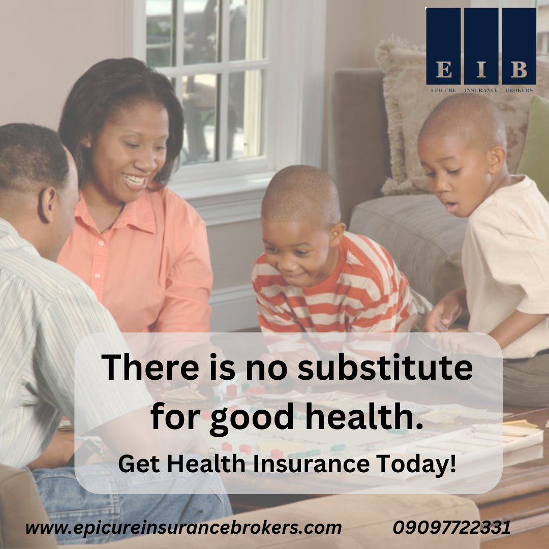 EpicureIns's tweet image. There is no substitute for good health. Get Health Insurance Today!

Consult us for a quote- 09097722331

#epicureinsurancebrokers 
#insurewithconfidence 
#healthinsurance