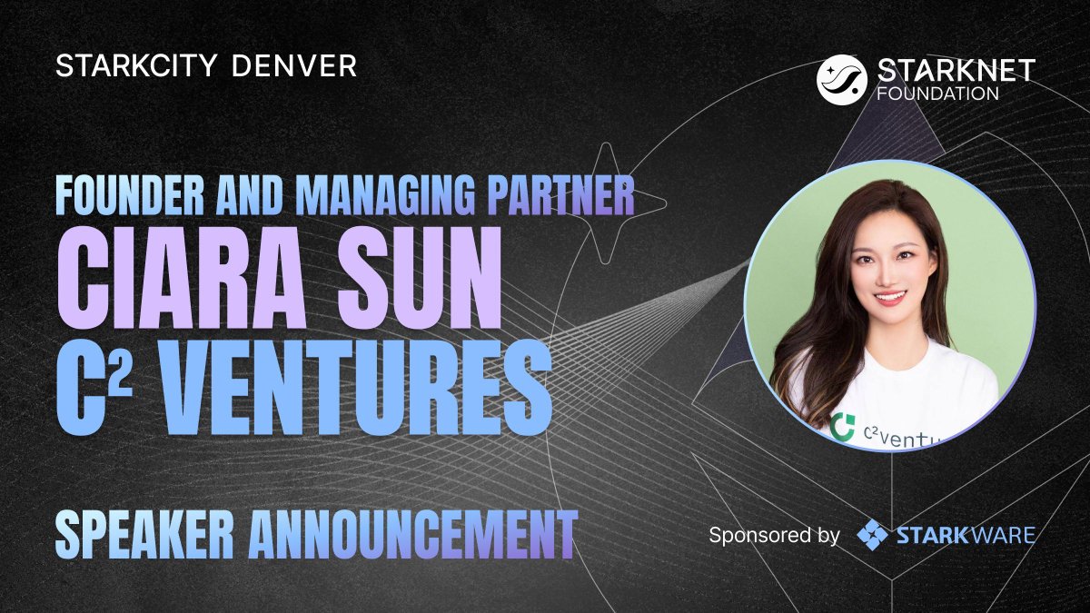 #StarkCityDenver not only covers technology subjects, but also hosts panels featuring thought leaders. Our next speaker @Crypto_Ciara Founder of @CsquaredVC will be participating in a venture capital panel, sharing her perspectives with us.🧠