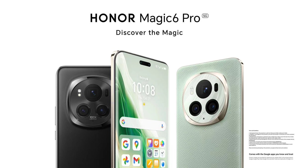 Excited for HONOR Magic 6 series' stunning 6.80-inch LTPO Eye Comfort Display, offering adaptive 1-120Hz refresh rate, 5000 nits HDR peak brightness, & vivid 1.07 billion color display. Brilliance meets comfort!
@Honorglobal
#HONORMagic6 #HONORMWC2024 #DiscoverTheMagic #WinMagic6